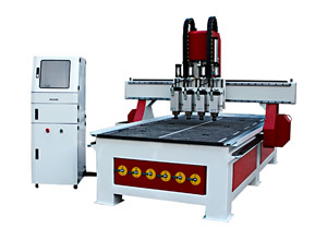 衡陽多工序木工雕刻機廠家,櫥柜門吸塑機圖片_高清圖_細節圖-濟南西科數控設備 -